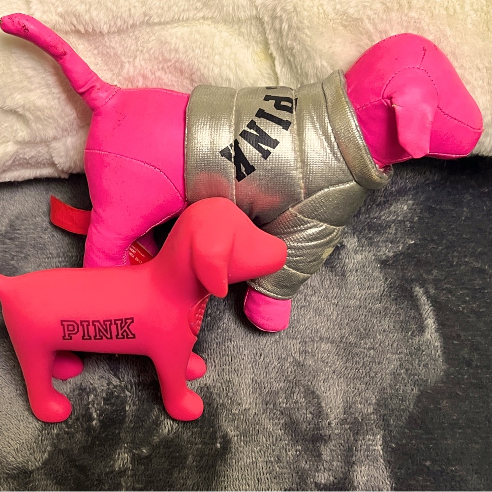 VSPink Dog plush and Bluetooth speaker